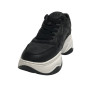 Scarpe donna Guess sneaker zeppa Hapyy embossed black DS25GU33 FLPHAPFAL12