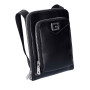 Borsa Guess tracolla uomo Siena flat crossbody zip around black UBS25GU13 HMSISSP5109