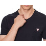 T-shirt uomo Guess scollo a V logo triangolo blu ES25GU35 M2YI37I3Z14