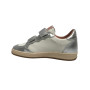 Scarpe 2B12 sneaker MiniPlay-117 pelle bianco/argento ZS25QB01