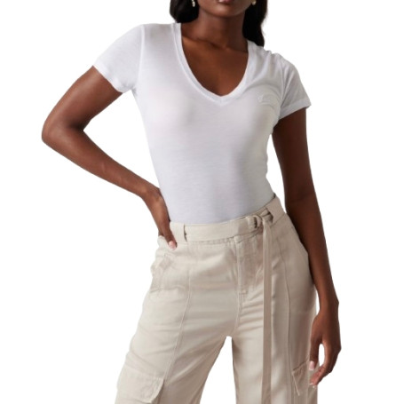 T-shirt donna Guess bianco ES25GU81 W5GP31KCSX2