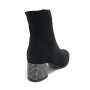 Scarpe donna ankle boot Gold&gold tc 55 in ecopelle scamosciato nero D20GG09