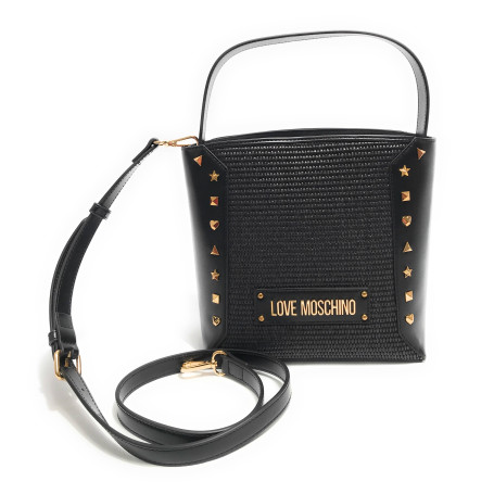 Borsa Love Moschino ecopelle/ rafia nero BS25MO76 JC4275PP0MKW100A