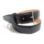 Cinta pelle cocco marrone moro H 35  A20EL02