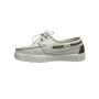 Scarpe donna Borbonese mocassino in pelle white/OP natural DS25BO04 91040022