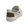 Scarpe donna Borbonese mocassino in pelle white/OP natural DS25BO04 91040022