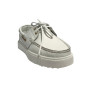 Scarpe donna Borbonese mocassino in pelle white/OP natural DS25BO04 91040022