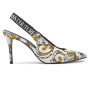Scarpe donna Versace Jeans Couture slingback bianco DS25VE07 78VA3S52