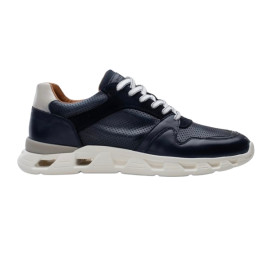 Scarpe uomo Ambitious 13448A sneakers in pelle blu navy US24AM06
