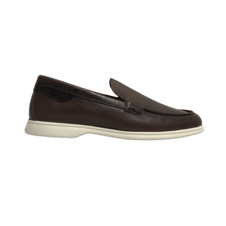 Scarpe uomo Ambitious 13471A mocassino in pelle testa di moro US24AM10
