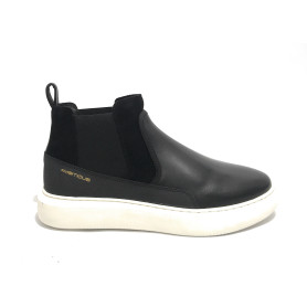 Scarpe uomo Ambitious sneaker 11799 slip-on in pelle scamosciata black U23AM08