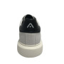 Scarpe uomo Ambitious 11677 sneakers in pelle bianco/ nero fondo alto US23AM02