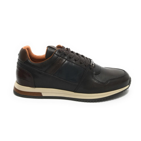 Scarpe uomo Ambitious 10966 sneaker running testa di moro US21AM35