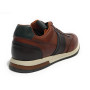 Scarpe uomo Ambitious 11721 sneaker running cognac combi pelle U24AM07