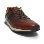 Scarpe uomo Ambitious 11721 sneaker running cognac combi pelle U24AM07
