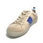 Scarpe uomo Ambitious sneaker 10398B in pelle scamociata beige/ white/ royal blu US21AM04