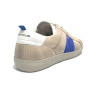 Scarpe uomo Ambitious sneaker 10398B in pelle scamociata beige/ white/ royal blu US21AM04