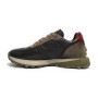 Scarpe uomo Ambitious 11752A sneaker running nero combi pelle/ nylon U24AM02