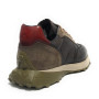 Scarpe uomo Ambitious 11752A sneaker running nero combi pelle/ nylon U24AM02