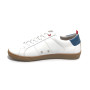 Scarpe uomo Ambitious sneaker 11490 in pelle white/ blu US21AM05
