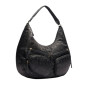 Borsa donna Liu-jo hobo L tessuto jacquard nero BS25LJ124 TA5245 T2801