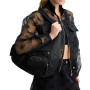 Borsa donna Liu-jo hobo L tessuto jacquard nero BS25LJ124 TA5245 T2801