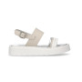 Sandalo Calvin Klein Jeans beige/ argento DS25CK02 V4A2-82053-0371A726