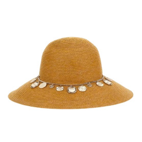 Cappello donna Guess a tesa larga beige CS25GU31 AW5290NYL01