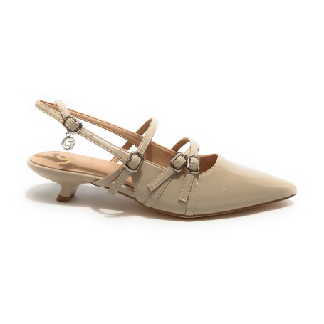 Scarpe donna sandalo Gold&gold ecopelle beige DS25GG08 G018