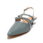 Scarpe donna sandalo Gold&gold ecopelle azzurro DS25GG09 G018