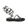 Scarpe donna Gold&gold sandalo con strass nero DS25GG26 GH52