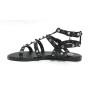 Scarpe donna sandalo Gold&gold ecopelle nero DS25GG35 GH57