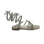 Scarpe donna Gold&gold sandalo con strass silver DS25GG27 GH52