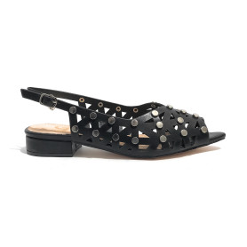 Scarpe donna sandalo Gold&gold TC 25 nero DS25GG32 GP787