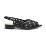 Scarpe donna sandalo Gold&gold TC 25 nero DS25GG32 GP787