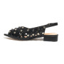 Scarpe donna sandalo Gold&gold TC 25 nero DS25GG32 GP787