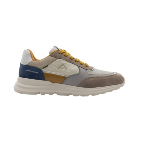Sneaker uomo Ambitious suede/ nylon taupe/ beige US25AM03 13571E_1290AM