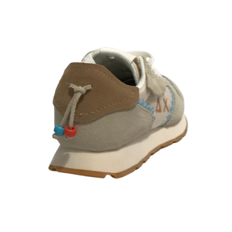Sneaker Sun68 Girls's Ally ethnic teen bianco panna ZS25SU06 Z35405T