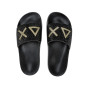 Slippers logo strass Sun68 11 nero donna DS25SU25 X35205