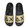 Slippers logo Sun68 boy's nero/oro ZS25SU21 X35302