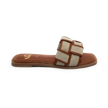 Ciabatta donna Gold&gold brown DS25GG43 GH60