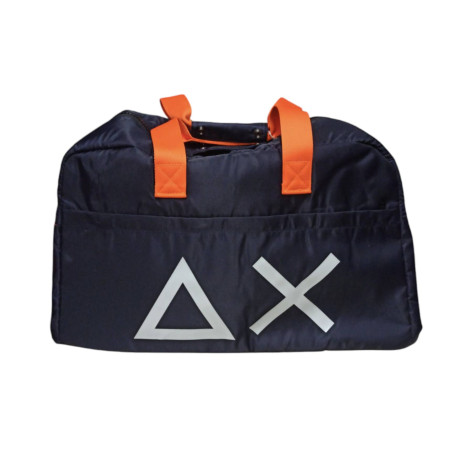 Borsone uomo Sun 68 nylon duffle bag navy blue BS25SU13 X35128