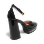 Scarpe donna Love Moschino sandalo plateau TC 115 vernice nero DS25MO11 JA1028