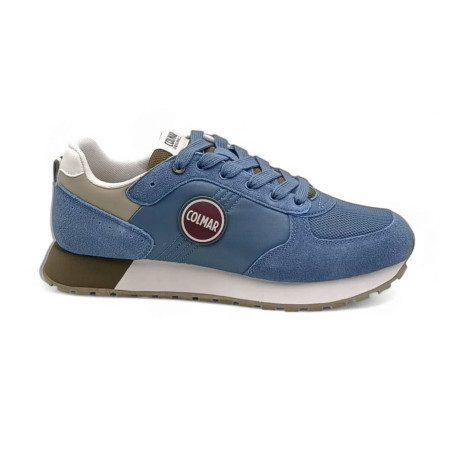 Scarpe uomo Colmar sneaker Travis authentic 061 stone blu/green US25CO11