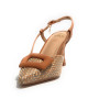 Scarpe donna sandalo Gold&gold nero DS25GG52 GP777