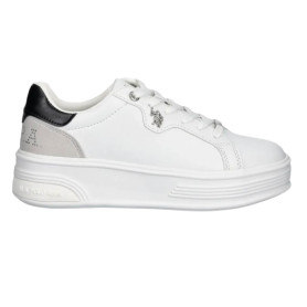 Sneaker U.S. POLO donna Asuka010W in ecopelle white DS25UP07