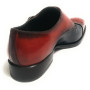 Scarpe uomo Harris doppia fibbia vegas bicolore arancio/ blu U17HA95