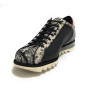 Scarpe Uomo Harris Sneaker Pelle stampa fish nero/ roccia/ splash arancione U17HA187