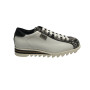 Scarpe uomo Harris sneaker pelle bianco/ stampa roccia/ nero U17HA188