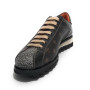 Scarpe uomo Harris pelle monogram testa di moro/ stampa effetto razza / shade red U17HA168